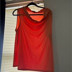Dana Buchman Vibrant Orange Tank Top